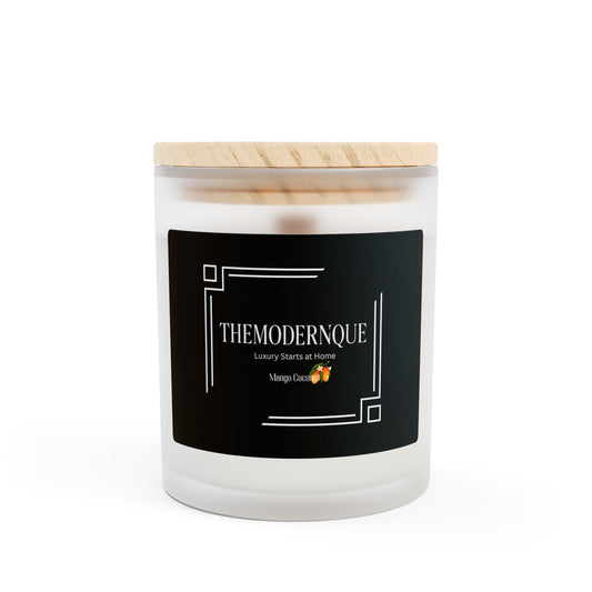 Luxury Apple Harvest Scented Candle - 11oz Frosted Glass Jar