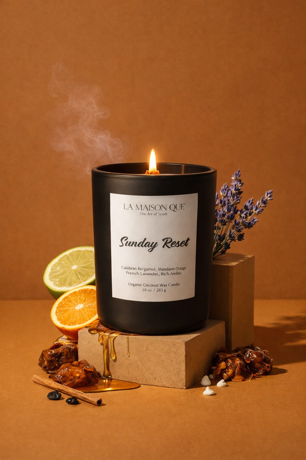 Sunday Reset Signature Candle - 11oz Matte Black Vessel